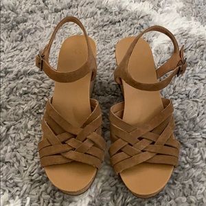 Brand new! UGG leather wedges